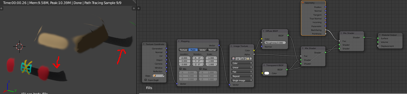 Removed backfacing. Some parts, that are supposed to be hidden, are still visible Removed backfacing. Some parts, that are supposed to be hidden, are still visible