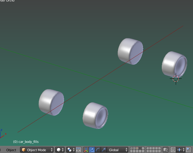 Layer 4 contains the wheels and maybe other objects that will not be colored Layer 4 contains the wheels and maybe other objects that will not be colored